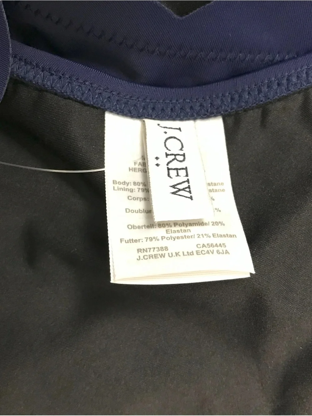 J. Crew crew scalloped